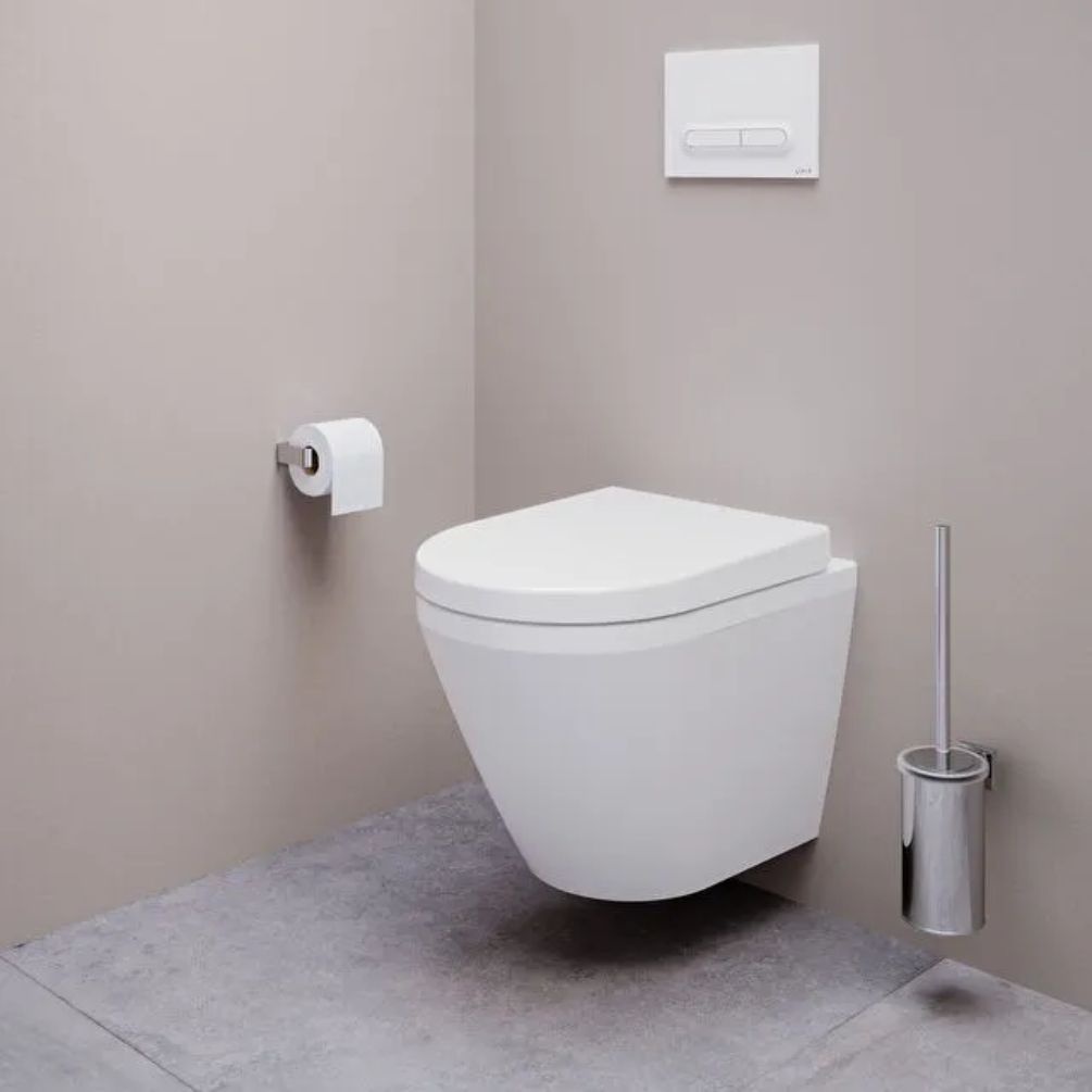 VitrA Integra D-Shaped Compact Rimless Wall Hung Toilet Lifestyle 1